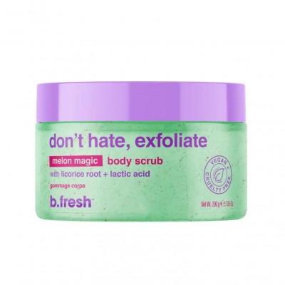 B.Fresh Scrub λάμψης & απολέπισης σώματος, don't hate, exfoliate 200gr
