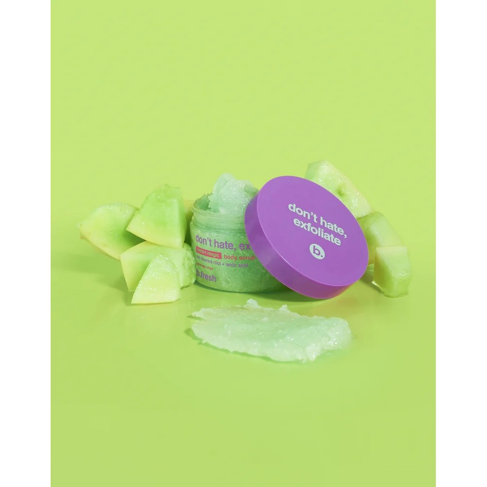 B.Fresh Scrub λάμψης & απολέπισης σώματος, don't hate, exfoliate 200gr