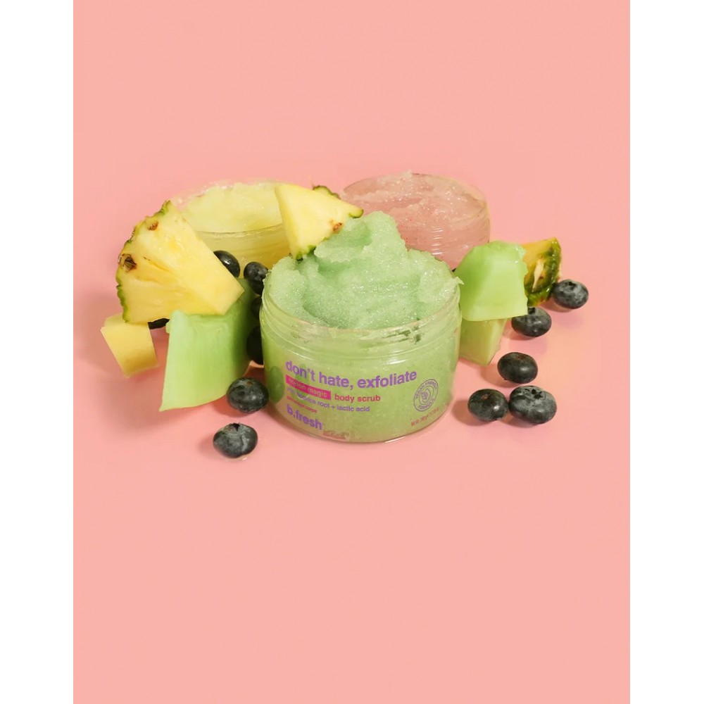 B.Fresh Scrub λάμψης & απολέπισης σώματος, don't hate, exfoliate 200gr