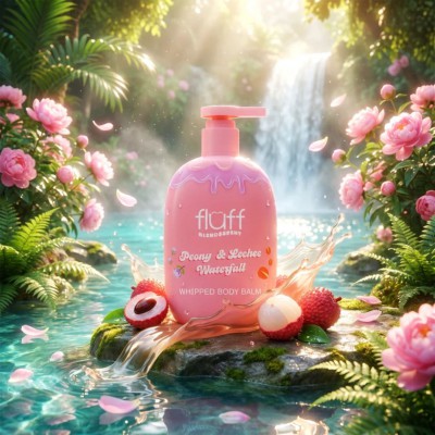 Fluff Peony & Lychee Waterfall Body Lotion 280ml