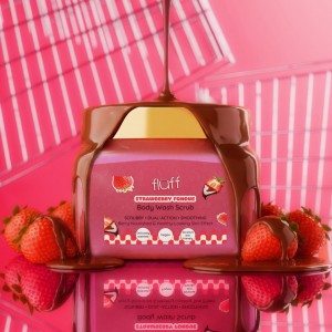 Fluff Strawberry Fondue Body Scrub 350gr
