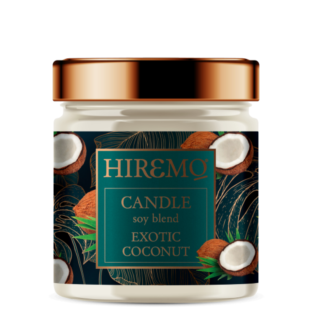 Hiremo Soy Blend Candle Exotic Coconut