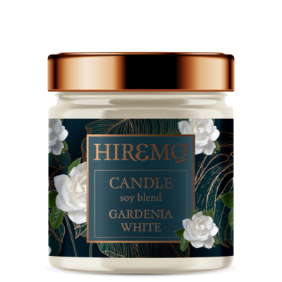 Hiremo Soy Blend Candle Gardenia White