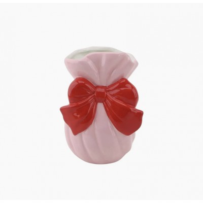 BS "Red Ribbon " Vase 
