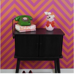 BS "Red Ribbon " Vase 