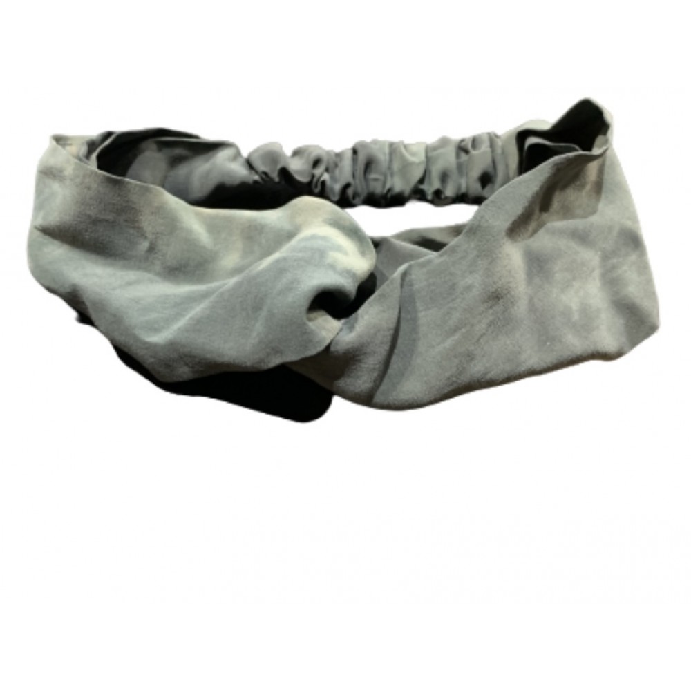 Kisa Handmade Accessories μεταξωτή κορδέλα μαλλιών χακί