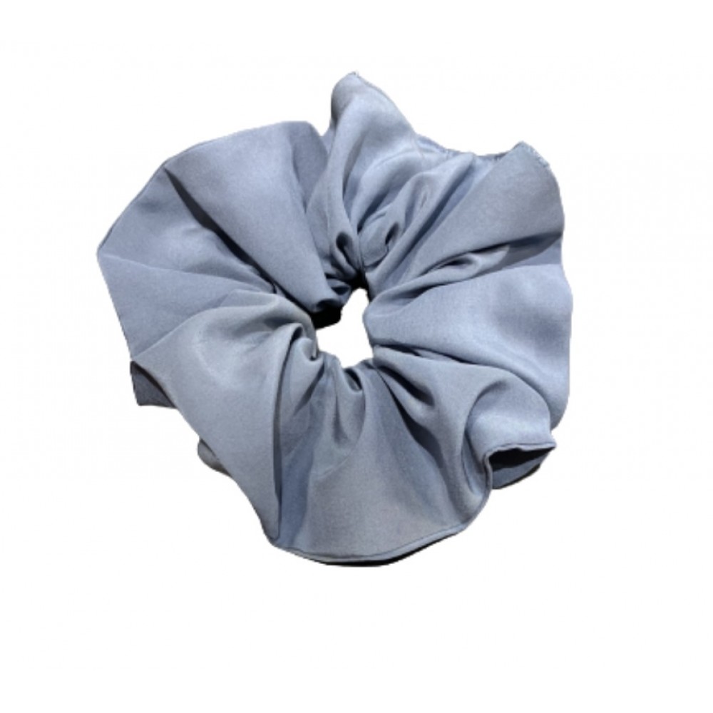 Kisa Handmade Accessories μεταξωτό λαστιχάκι μαλλιών γκρι