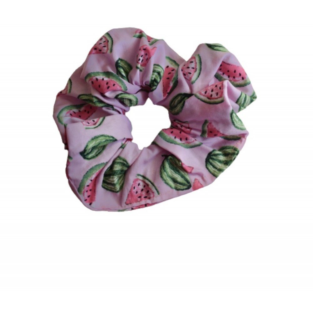 Kisa Handmade Accessories λαστιχάκι μαλλιών ροζ καρπούζι