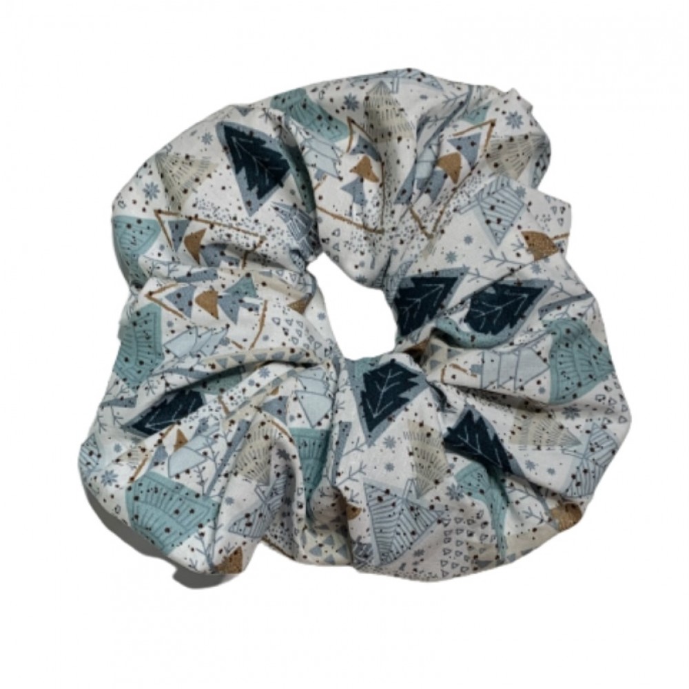 Kisa Handmade Accessories λαστιχάκι μαλλιών λευκό Έλατα