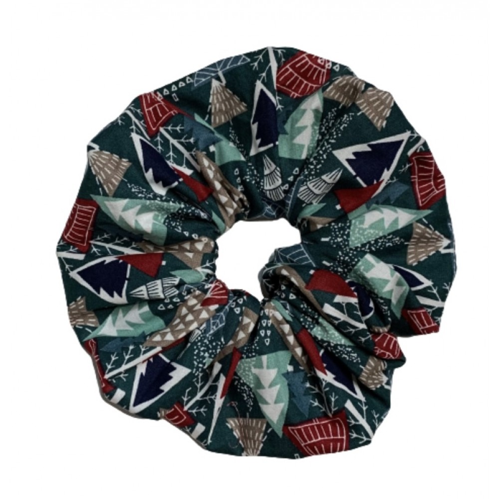 Kisa Handmade Accessories λαστιχάκι μαλλιών πράσινο Έλατο