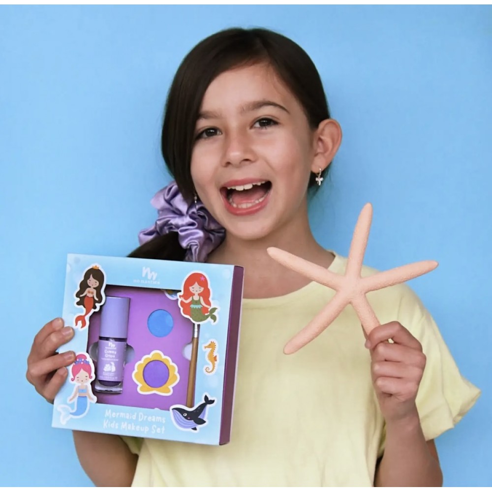 No Nasties Kids Mermaid Dreams Natural Kids Makeup Gift Set