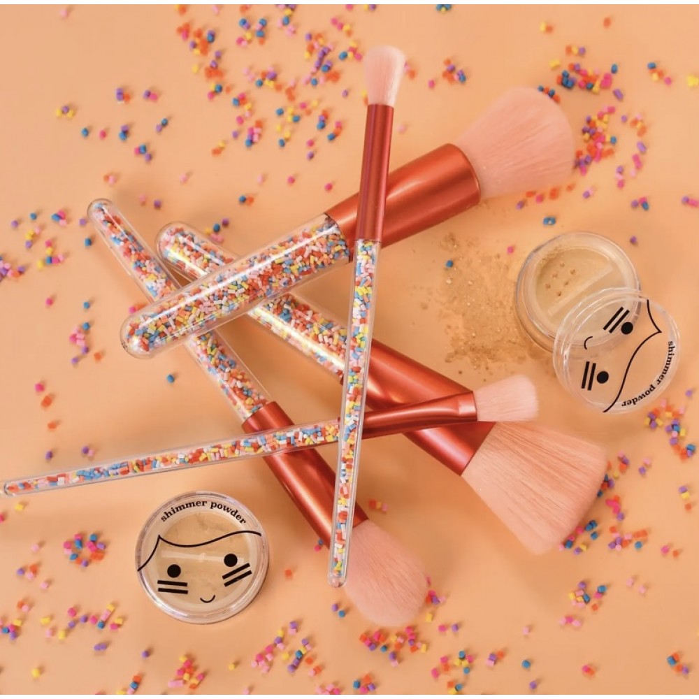 No Nasties Kids Twinkle Sprinkle Makeup Brush Set