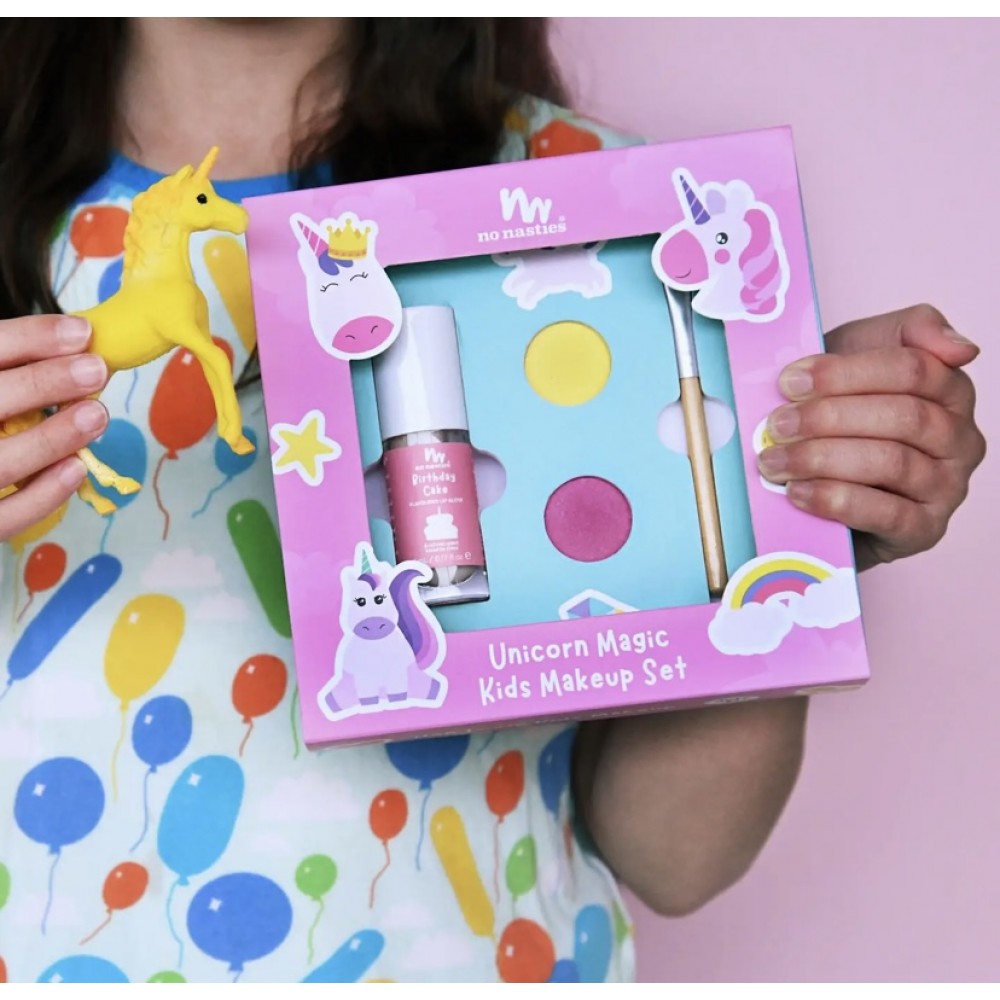 No Nasties Kids Unicorn Magic NaturaL Kids Makeup Gift Set 