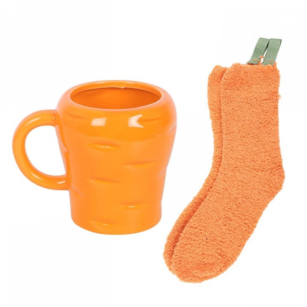BS Carrot Mug & Socks Gift Set 377gr