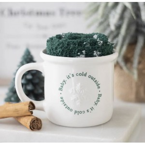 BS "Baby It's Cold Outside" Mug & Socks Gift Set