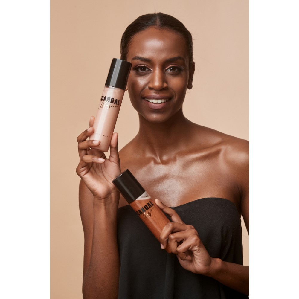 Scandal Beauty Illusion Σπρέι Προετοιμασίας & Σεταρίσματος Λάμψης Dark 50ml