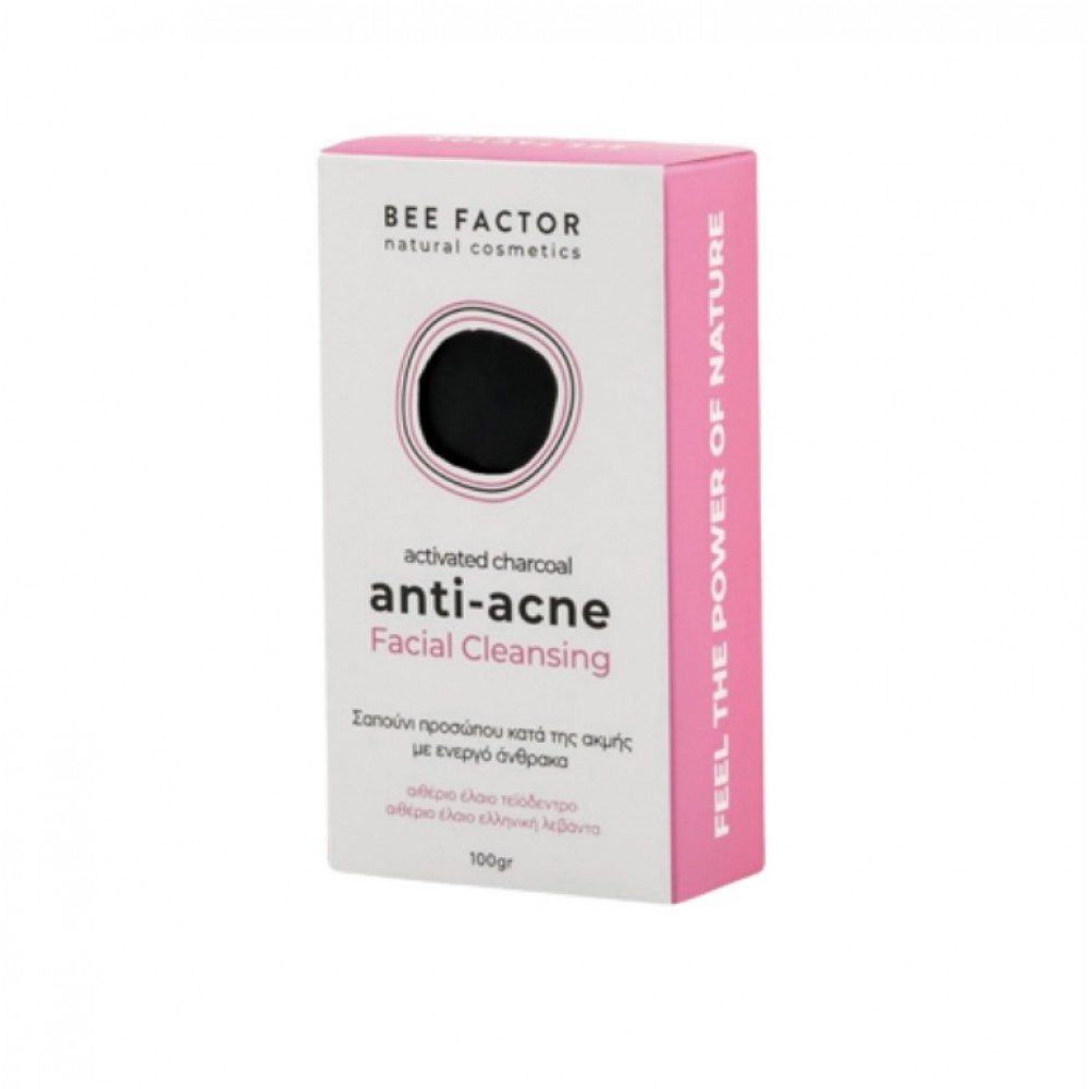 Bee Factor Σαπούνι Detox κατά της ακμής με ενεργό άνθρακα 100gr