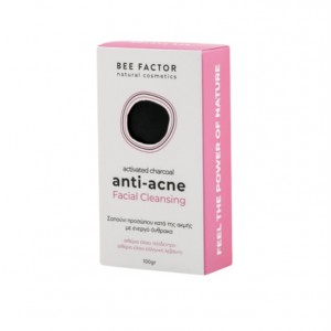 Bee Factor Σαπούνι Detox κατά της ακμής με ενεργό άνθρακα 100gr