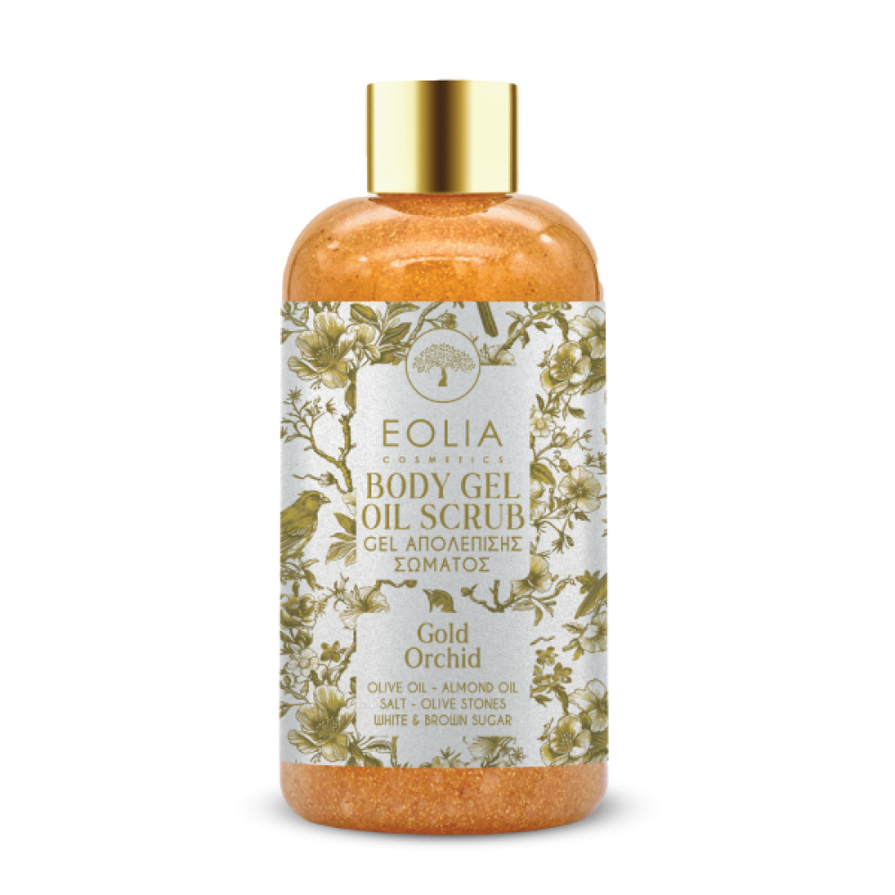 Eolia Cosmetics Body Gel Oil Scrub Gold Orchid 250ml