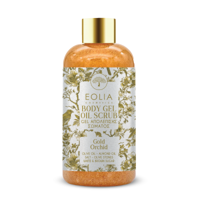 Eolia Cosmetics Body Gel Oil Scrub Gold Orchid 250ml