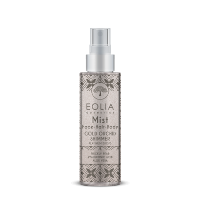 Eolia Cosmetics Body Mist Shimmer Platinum Drops Gold Orchid 150ml
