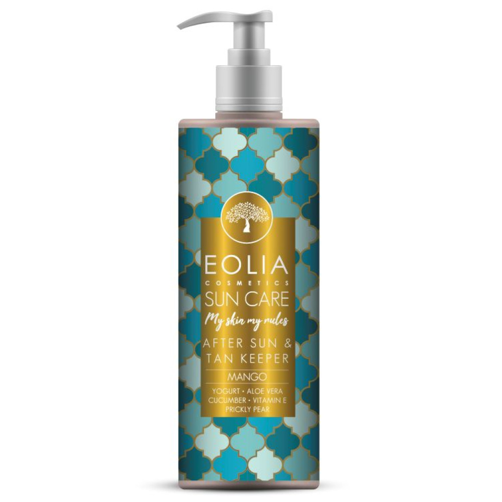 Eolia Cosmetics After Sun & Tan Keeper με Γιαούρτι, Αλόη, Αγγούρι, Μάνγκο 200ml