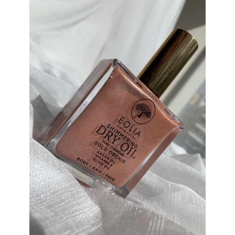 Eolia Cosmetics Ξηρό Λάδι Gold Orchid Shimmering Dry Oil Pink Diamond 100ml