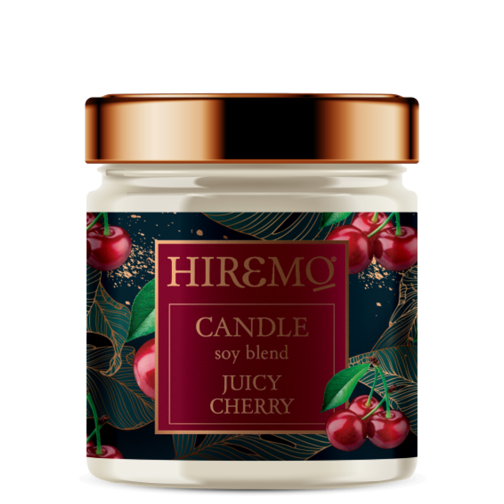 Hiremo Soy Blend Candle Juicy Cherry 