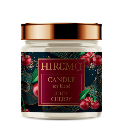 Hiremo Soy Blend Candle Juicy Cherry 