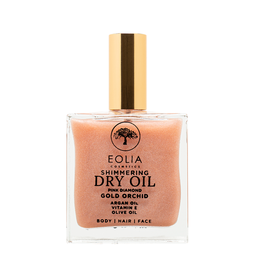 Eolia Cosmetics Ξηρό Λάδι Gold Orchid Shimmering Dry Oil Pink Diamond 100ml