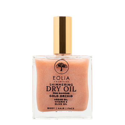 Eolia Cosmetics Ξηρό Λάδι Gold Orchid Shimmering Dry Oil Pink Diamond 100ml