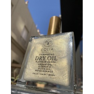 Eolia Cosmetics Ξηρό Λάδι Shimmering Dry Oil Platinum Drops Renaissance 100ml