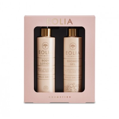Eolia Cosmetics Gift Box Gold Orchid Body lotion 250ml & Gold Orchid Shower gel 250ml