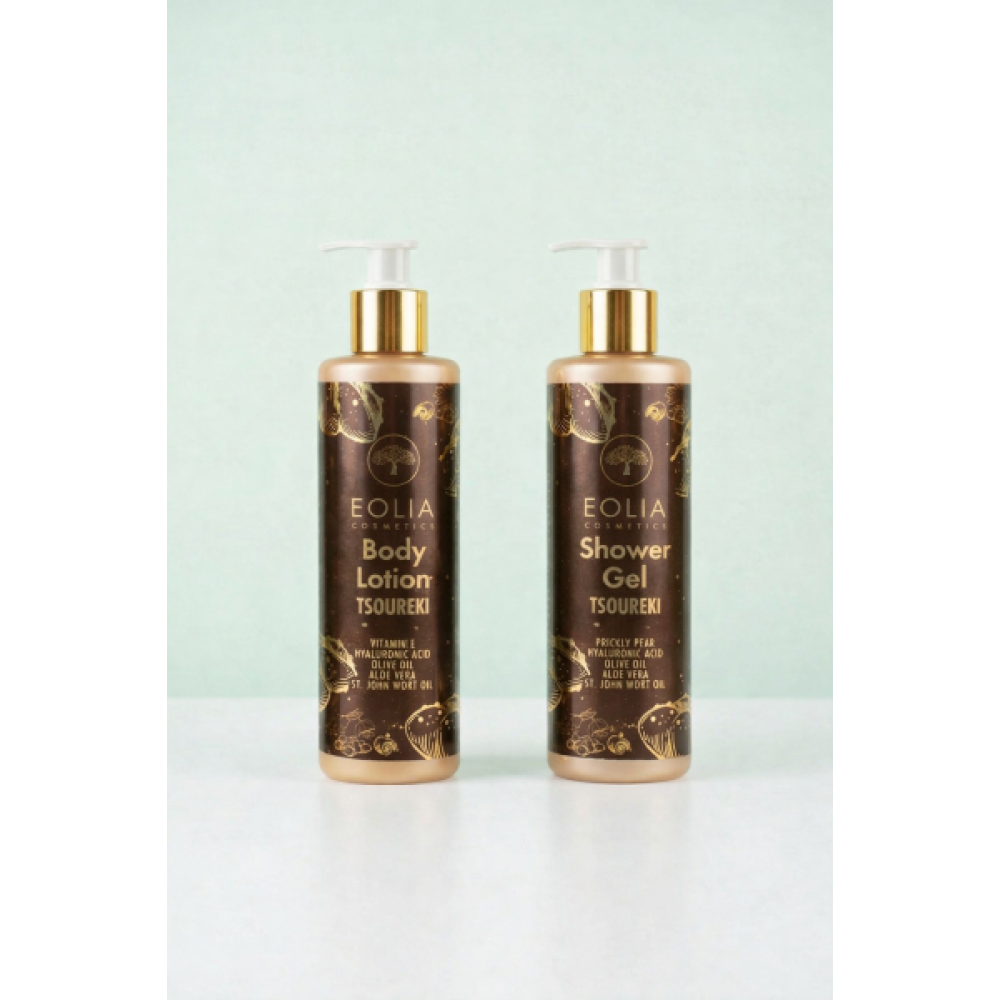 Eolia Cosmetics Gift Box Body Lotion & Shower Gel Tsoureki 500gr