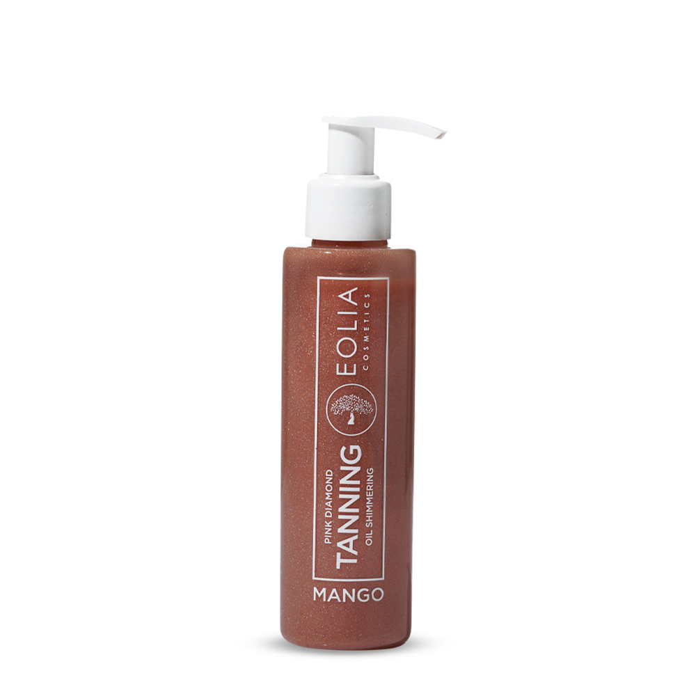 Eolia Cosmetics Λάδι Μαυρίσματος Tanning Oil Shimmer Pink Diamond Mango 150ml