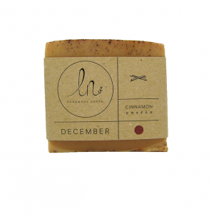 LN Handmade Soaps Σαπούνι Ελαιολάδου Δεκέμβριος (Κανέλα) 100gr