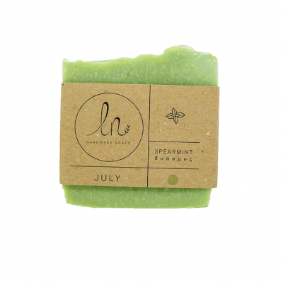 LN Handmade Soaps Σαπούνι Ελαιολάδου Ιούλιος (Δύοσμος) 100gr
