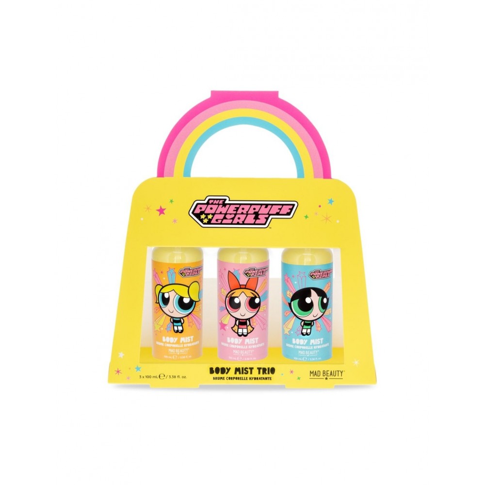 Mad Beauty Powerpuff Girls Super Cute Body Mist Trio 300ml