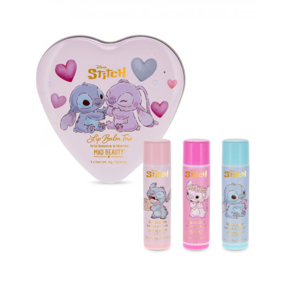 Mad Beauty I Heart Stitch Lip Balm Trio Set 12g