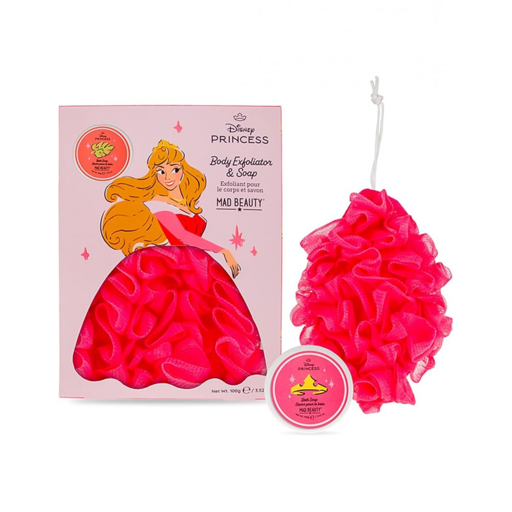 Mad Beauty Princess Set Body Exfoliator and Soap Aurora 100g