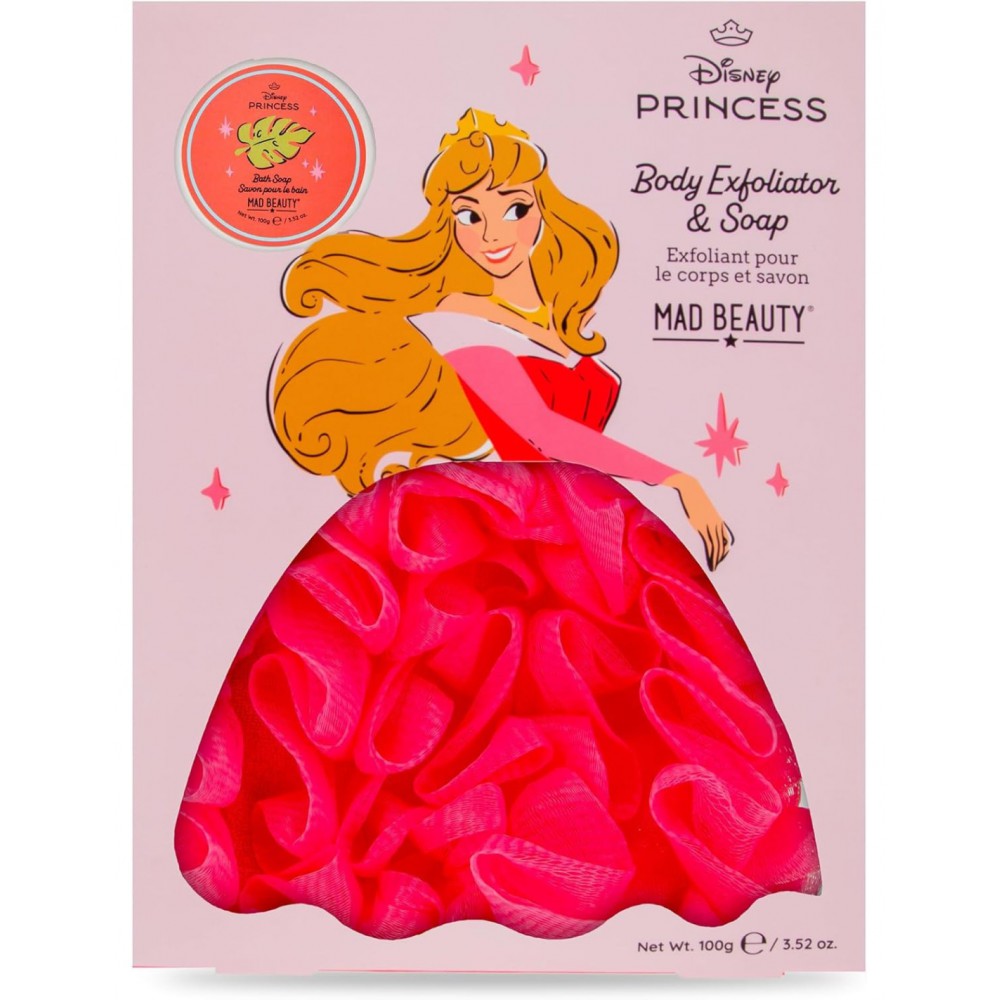 Mad Beauty Princess Set Body Exfoliator and Soap Aurora 100g