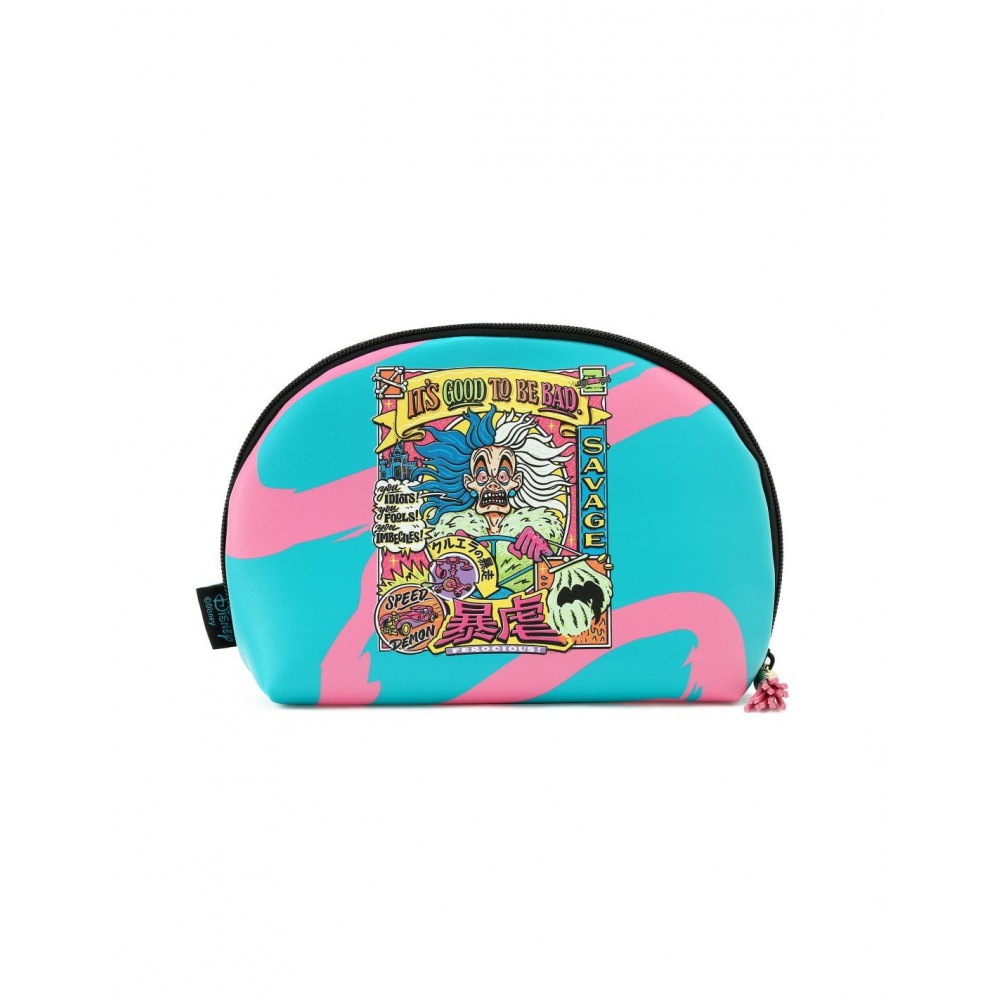 Mad Beauty Wicked Villains Cruella Cosmetic Bag 